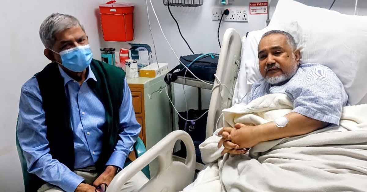 জামায়াত নেতা তাহেরকে দেখতে হাসপাতালে মির্জা ফখরুল