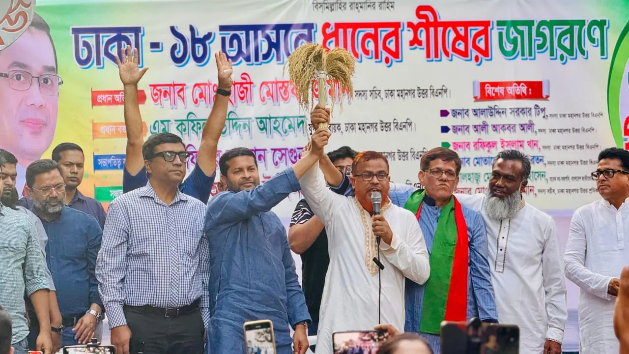 ধানের শীষের জাগরণে ঐক্যবদ্ধ গণমিছিল