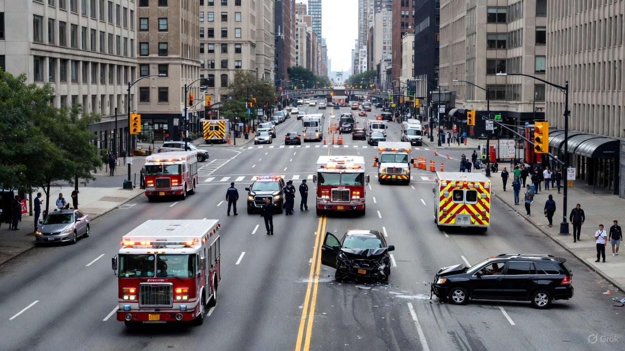 ম্যানহাটনে সড়ক পার হওয়ার সময় ভ্যানের ধাক্কায় নারী নিহত