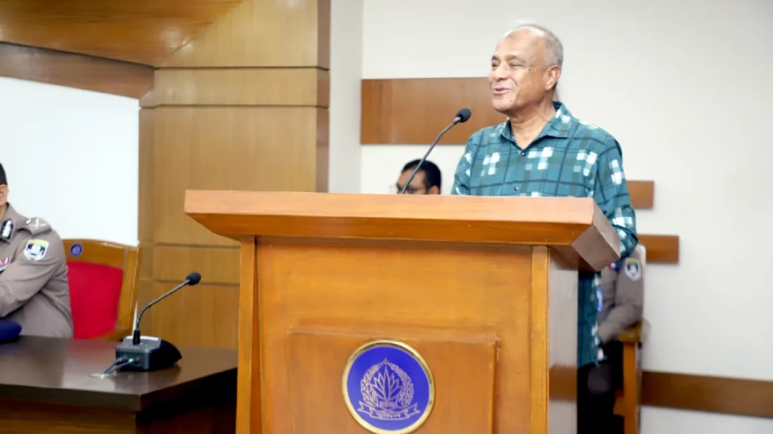 আইনশৃঙ্খলা বাহিনীর নিরপেক্ষ ভূমিকায় নির্বাচন প্রশংসিত হয়েছে ; বিদায়ী সংবর্ধনায় স্বরাষ্ট্র উপদেষ্টা